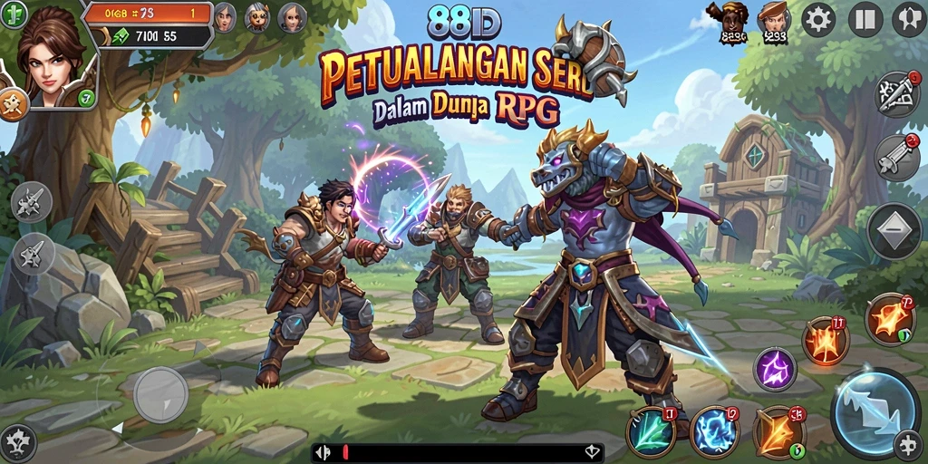 Tampilan gameplay menarik dari 88ID yang penuh tantangan RPG.