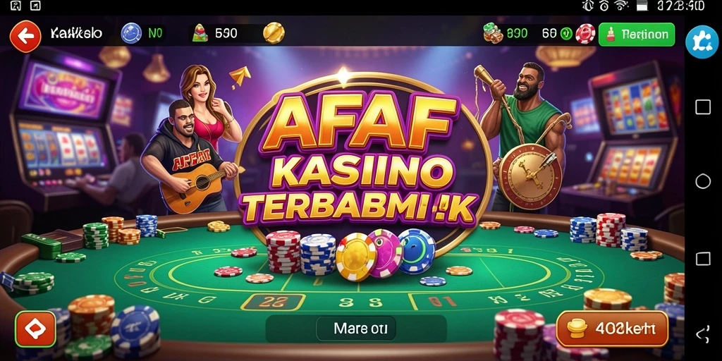 Tampilan gameplay AFAF yang seru dan menghibur di kasino.