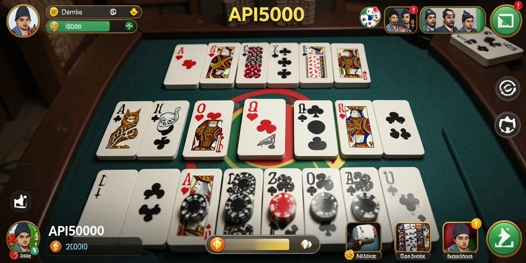 Gameplay seru di API5000 dengan berbagai mode Domino.