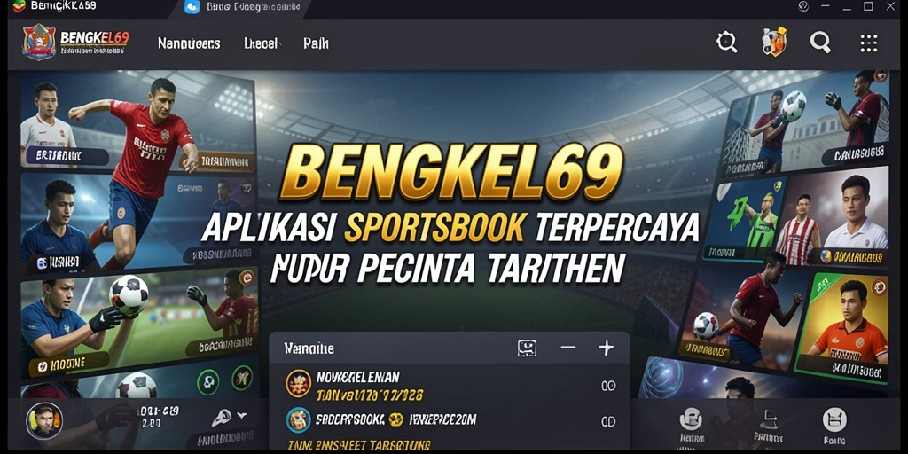 Screenshot utama BENGKEL69 menampilkan antarmuka taruhan yang menarik.