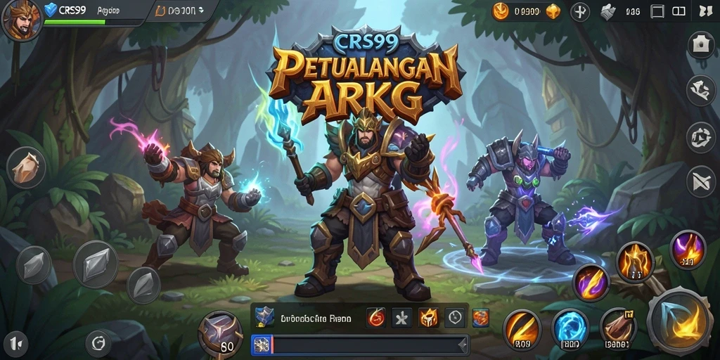 Screenshot gameplay ARPG yang intens dan menantang dari CRS99.