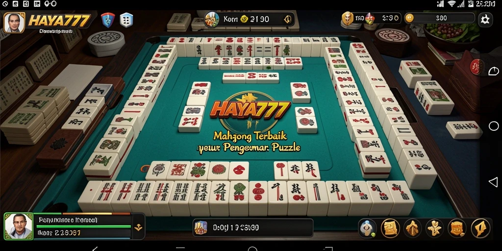 Screenshot gameplay HAYA777 menampilkan tantangan seru permainan Mahjong.
