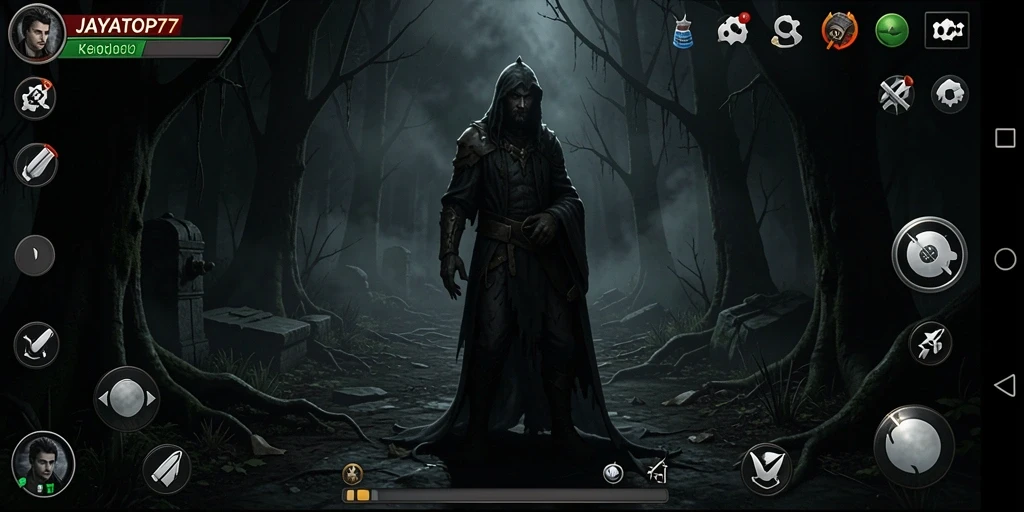 Tampak gameplay JAYATOP77 yang menyeramkan dan menegangkan.