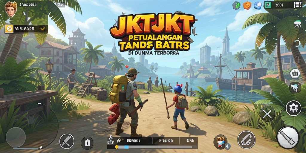 Tampilan gameplay JKTJKT yang menarik dan penuh petualangan.