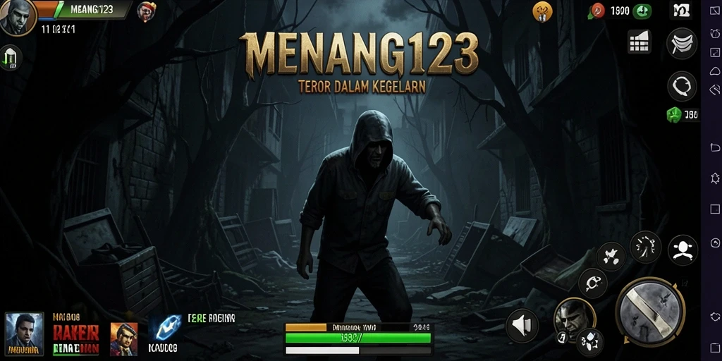 Screenshot MENANG123 yang menampilkan suasana mencekam gameplay.