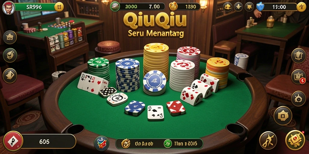 Tampilan gameplay QiuQiu yang seru dan menarik di SR996.