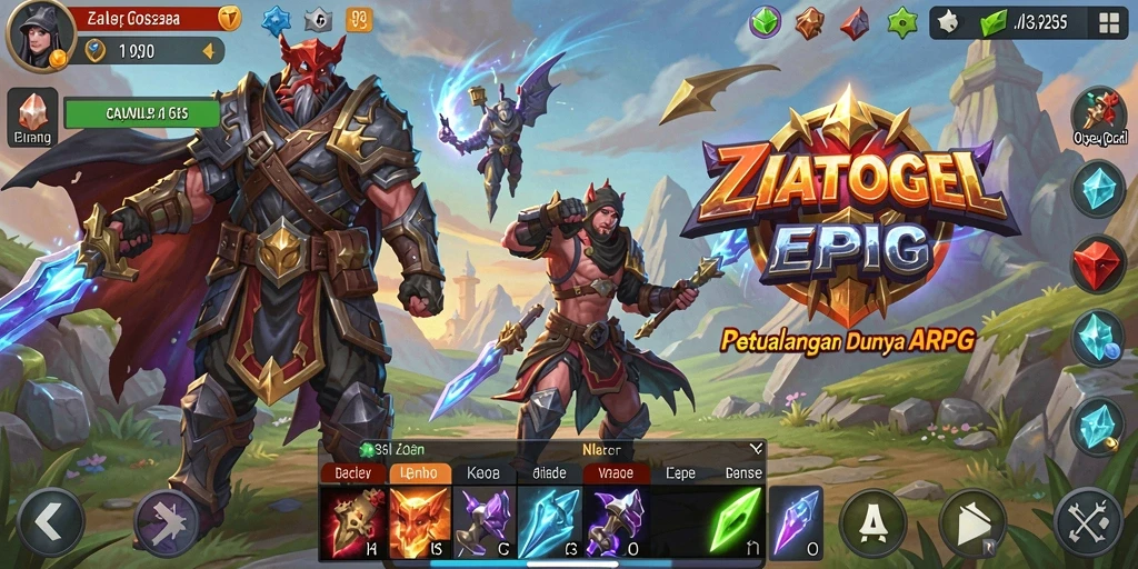 Tampilan menakjubkan dari pertarungan dalam ZIATOGEL.