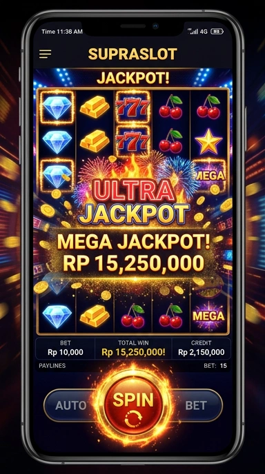 Halaman detail aplikasi supraslot untuk informasi lebih lanjut.